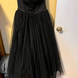 Fashion Nova Black Strapless Dress